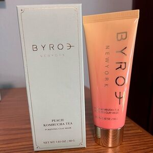 NIB BYROE NEW YORK PEACH KOMBUCHA TEA PURIFYING CLAY MASK factory sealed